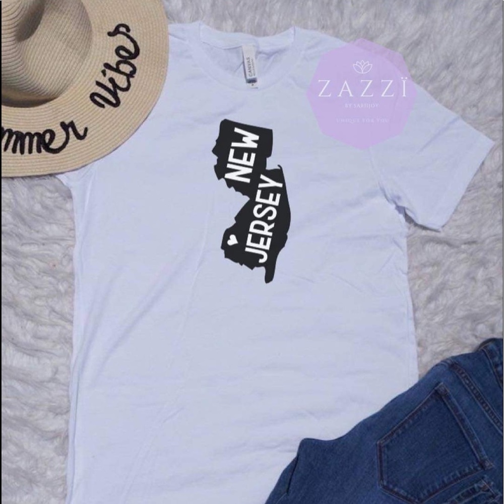 New Jersey heart shirt